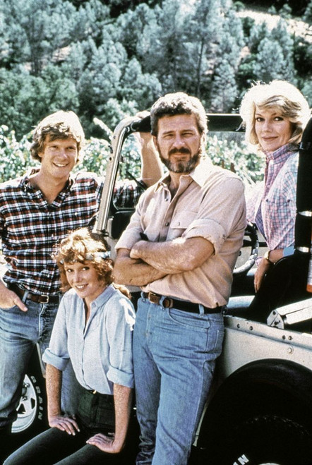 Falcon Crest,: William R. Moses, Jamie Rose, Robert Foxworth, Susan Sullivan,, 1981-90. ÔøΩ Lorimar Television / Courtesy: Everett Collection Poster Print