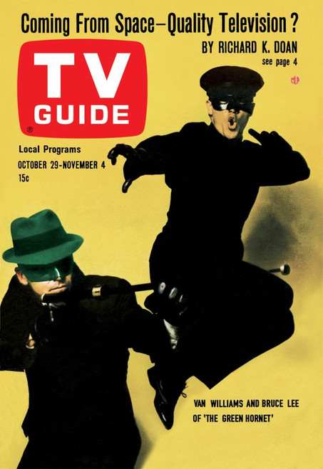 The Green Hornet, From Left: Van Williams, Bruce Lee, Tv Guide Cover, October 29 - November 4, 1966. Tv Guide/Courtesy Everett Collection Poster Print