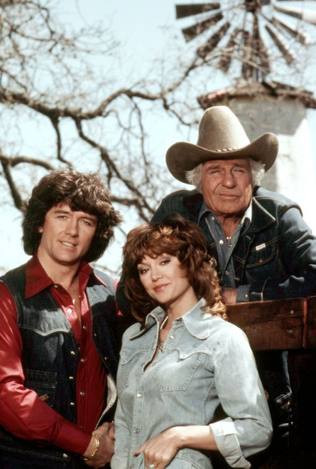 Dallas, Patrick Duffy, Jim Davis, 1978-91, Photo: Robert Phillips / Everett Collection Poster Print