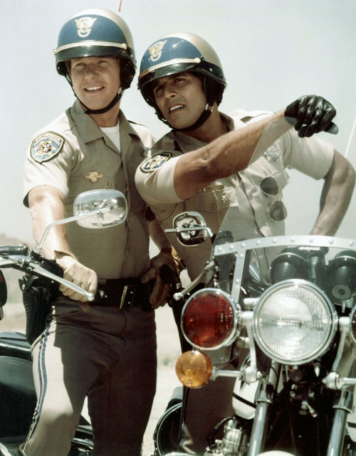 Chips,: Larry Wilcox, Erik Estrada, 1977-83. Poster Print