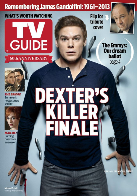 Dexter, Michael C. Hall, Tv Guide Cover, July 1-14, 2013. Ph: Robert Trachtenberg. Tv Guide/Courtesy Everett Collection Poster Print