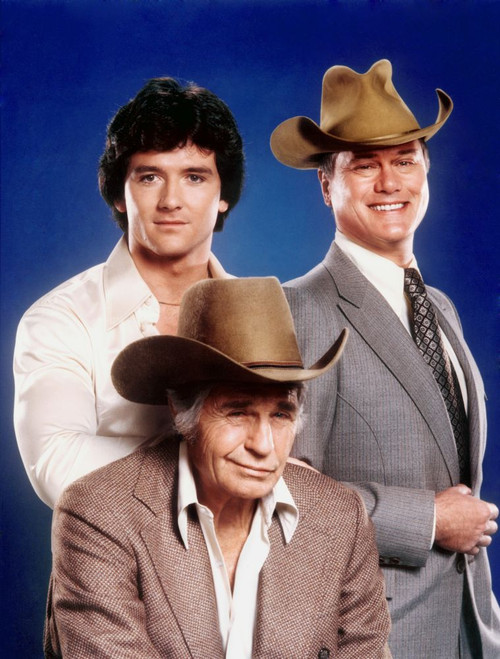 Dallas, Patrick Duffy, Jim Davis, Larry Hagman,, 1978-91 Poster Print