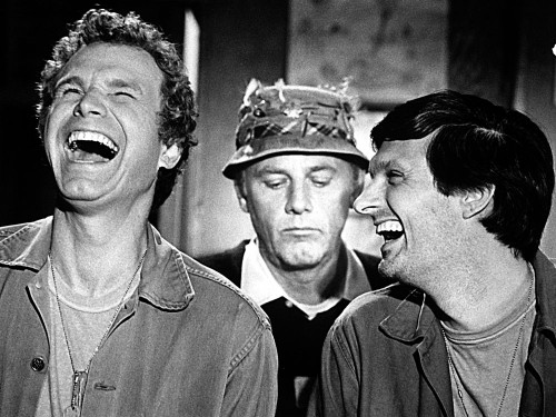 Mash, Wayne Rogers, Mclean Stevenson, Alan Alda, In The Episode: For The Good Of The Outfit, 10/6/73.    Tm And Copyright 20Th Century Fox Film Corp. All Rights Reserved. Courtesy: Everett Collection. Poster Print