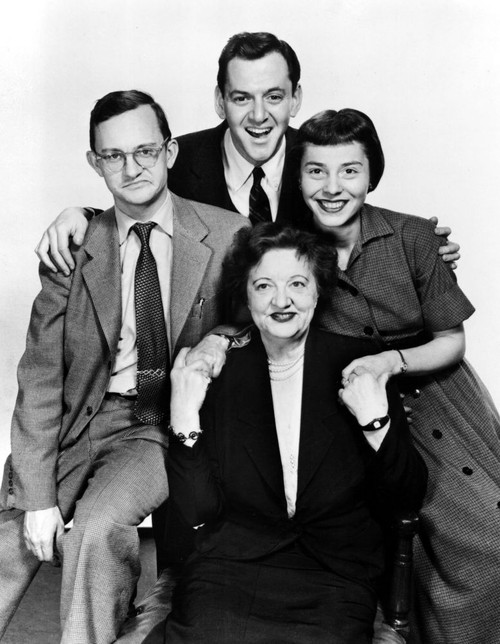 Mr. Peepers, Wally Cox, Tony Randall, Marion Lorne, Patricia Benoit, 1952-1955 Poster Print
