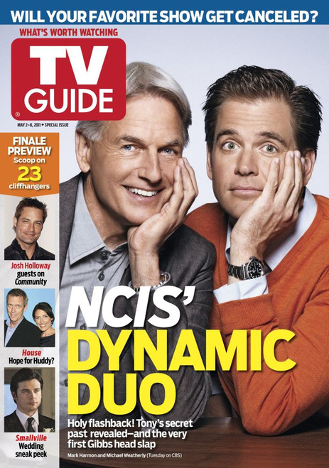 Ncis, From Left: Mark Harmon And Michael Weatherly, Tv Guide Cover, May 2-8, 2011. Ph: Kevin Lynch. Tv Guide/Courtesy Everett Collection Poster Print
