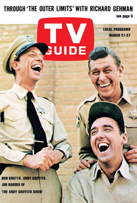 The Andy Griffith Show, Don Knotts, Andy Griffith, Jim Nabors, Tv Guide Cover, March 21-27, 1964. Ph: Richard R. Hewett. Tv Guide/Courtesy Everett Collection Poster Print The Andy Griffith Show, Don Knotts, Andy Griffith, Jim Nabors, Tv Guide Cover, March 21-27, 1964. Ph: Richard R. Hewett. Tv Guide/Courtesy Everett Collection Poster Print