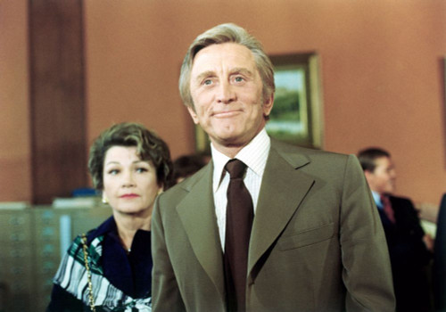 Arthur Hailey'S The Moneychangers, From Left: Anne Baxter, Kirk Douglas, 1976 Poster Print