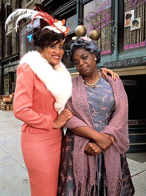 The Women Of Brewster Place, Jackee, Oprah Winfrey, 1989,Harpo Productions/Courtesy Everett Collection Poster Print