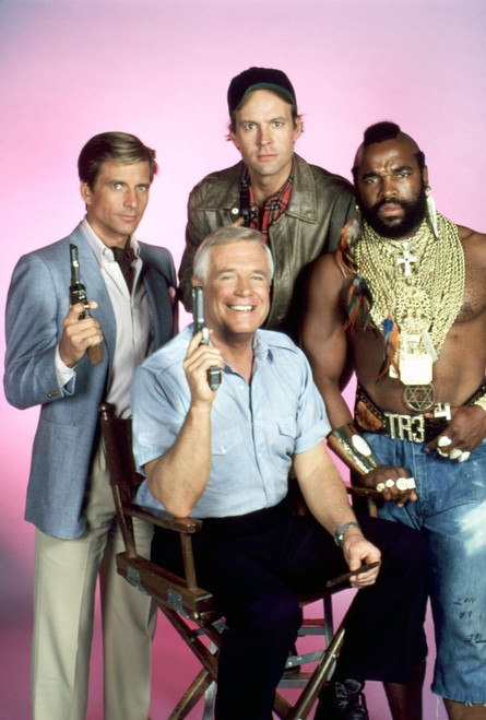 The A-Team,: Dwight Schultz, Mr. T, George Peppard, Dirk Benedict,, 1983-87. ÔøΩ Universal Tv/ Courtesy: Everett Collection Poster Print