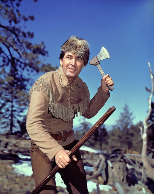 Daniel Boone, Fess Parker, 1964-1970, Tm And Copyright ÔøΩ 20Th Century Fox Film Corp. All Rights Reserved. Courtesy: Everett Collection. Poster Print