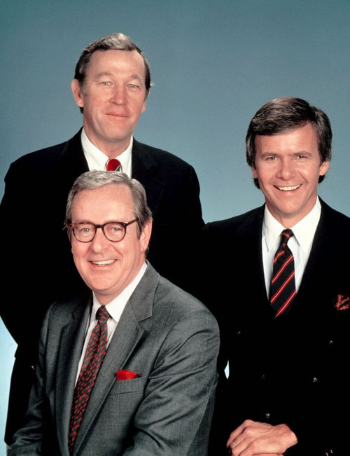 Tom Brokaw, Roger Mudd, John Chancellor, Nbc News, 1982 Poster Print