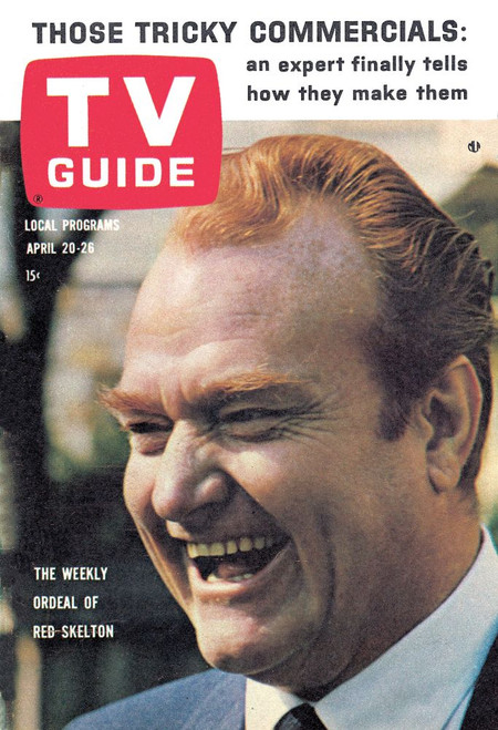 The Red Skelton Show, Red Skelton, Tv Guide Cover, April 20-26, 1963. Ph: Gene Trindl. Tv Guide/Courtesy Everett Collection Poster Print