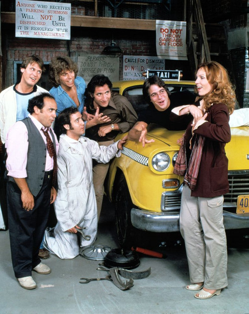 Taxi, Randall Carver, Danny De Vito, Jeff Conaway, Andy Kaufman, Judd Hirsch, Tony Danza, Marilu Henner, 1978-1982 Poster Print