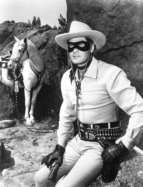 The Lone Ranger, Clayton Moore, 1949-57 Poster Print