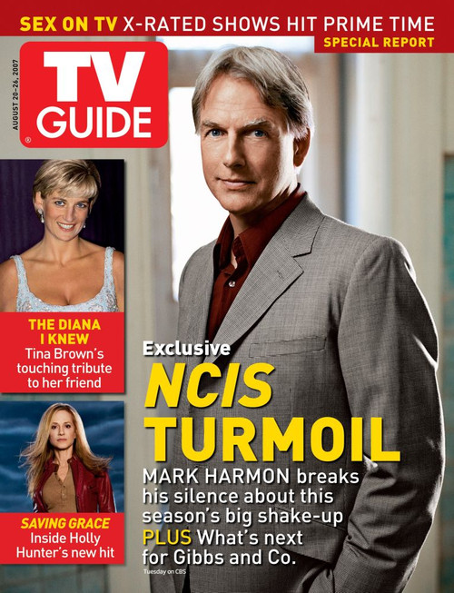 Ncis, Mark Harmon, Tv Guide Cover, August 20-26, 2007. Tv Guide/Courtesy Everett Collection Poster Print