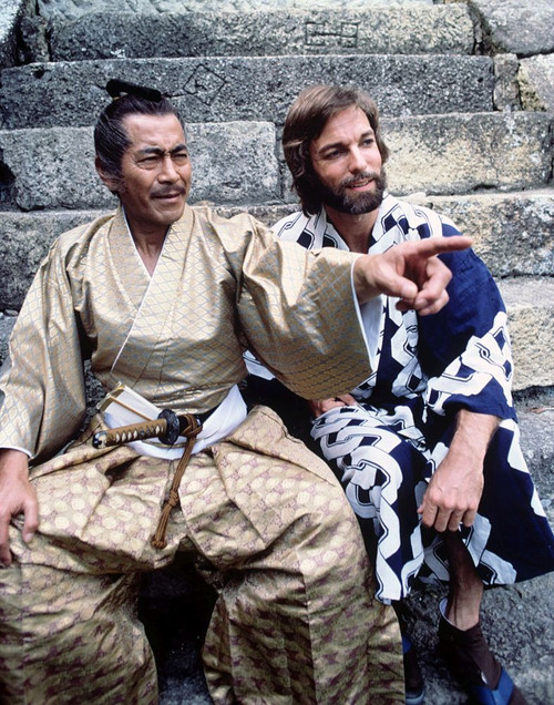 Shogun, Toshiro Mifune, Richard Chamberlain, 1980.: � Paramount Television / Courtesy: Everett Collection Poster Print