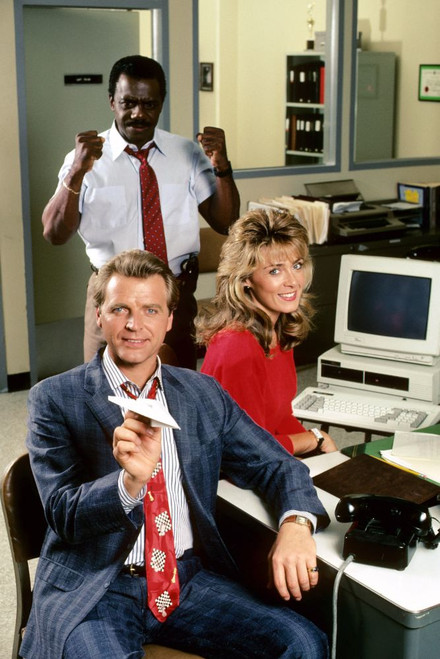 Sledge Hammer,: Harrison Page, Anne-Marie Martin, David Rasche, 1986-1988. � New World Television / Courtesy: Everett Collection Poster Print