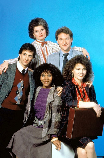 Sara, Alfre Woodard, Bronson Pinchot, Ronnie Claire Edwards, Bill Maher, Geena Davis, 1985, � Nbc / Courtesy: Everett Collection Poster Print
