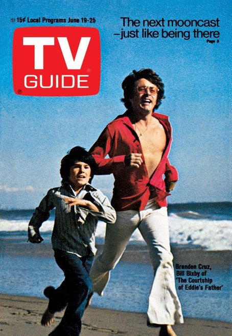 The Courtship Of Eddie'S Father, From Left: Brandon Cruz, Bill Bixby, Tv Guide Cover, June 19-25, 1971. Ph: Gene Trindl.. Tv Guide/Courtesy Everett Collection Poster Print