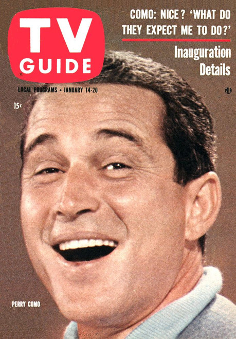 The Perry Como Show, Perry Como, Tv Guide Cover, January 14-20, 1961. Ph: Curt Gunther. Tv Guide/Courtesy Everett Collection Poster Print