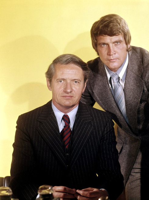 Owen Marshall: Counselor At Law, From Left: Arthur Hill, Lee Majors, 1971-74. Poster Print