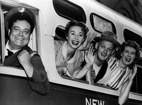 The Honeymooners, Jackie Gleason, Audrey Meadows, Art Carney, Joyce Randolph, 1955-56 Poster Print
