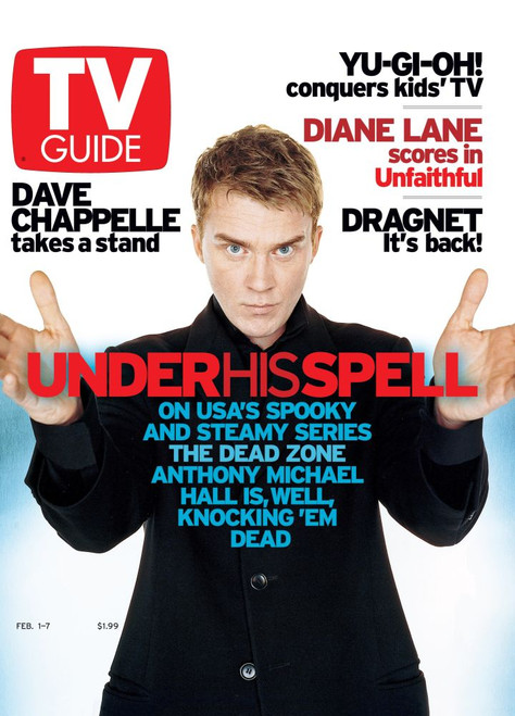 The Dead Zone, Anthony Michael Hall, Tv Guide Cover, February 1-7, 2003. Tv Guide/Courtesy Everett Collection Poster Print