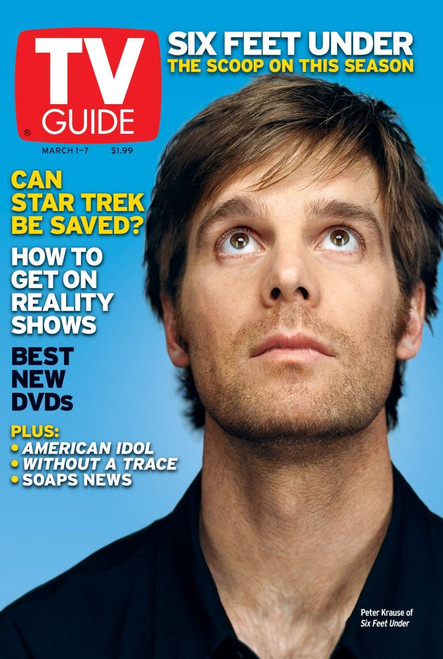 Six Feet Under, Peter Krause, Tv Guide Cover, March 1-7, 2003. Tv Guide/Courtesy Everett Collection Poster Print