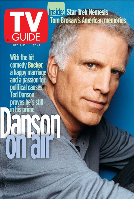 Becker, Ted Danson, Tv Guide Cover, December 7-13, 2002. Tv Guide/Courtesy Everett Collection Poster Print