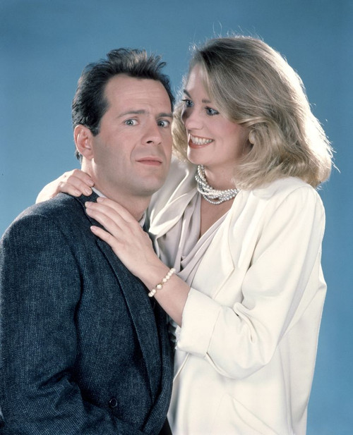 Moonlighting, Bruce Willis, Cybill Shepherd, Season 2, 1985-1986 �Abc. Courtesy: Everett Collection Poster Print