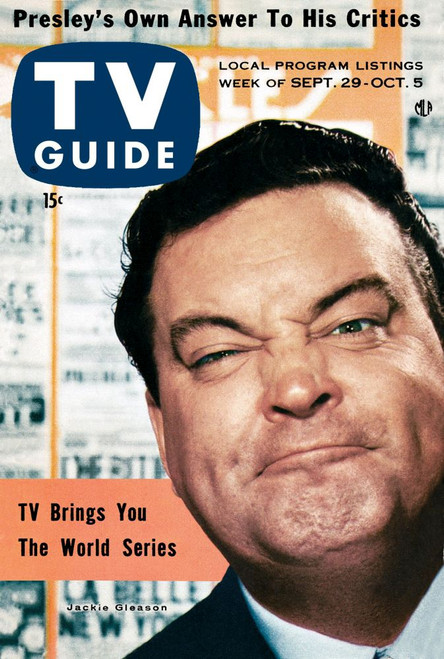 The Honeymooners, Jackie Gleason, Tv Guide Cover, September 29 - October 5, 1956. Tv Guide/Courtesy Everett Collection Poster Print