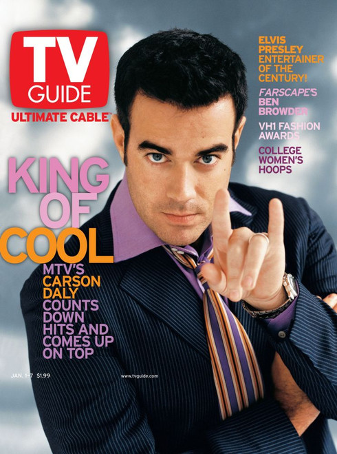 Carson Daly, Tv Guide Cover, January 1-7, 2000. Tv Guide/Courtesy Everett Collection Poster Print