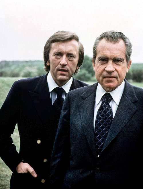 Frost On America, Host David Frost, Former U.S. President Richard Nixon, 1977. Poster Print