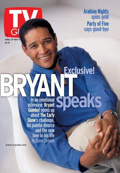 The Early Show, Bryant Gumbel, Tv Guide Cover, April 29 - May 5, 2000. Tv Guide/Courtesy Everett Collection Poster Print