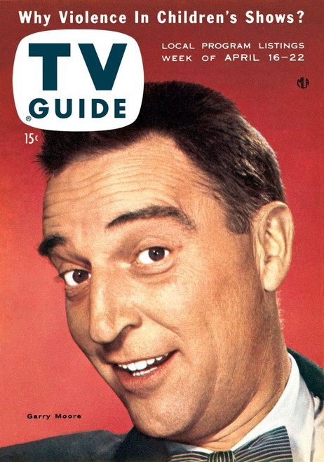 The Garry Moore Show, Garry Moore, Tv Guide Cover, April 16-22, 1955. Tv Guide/Courtesy Everett Collection Poster Print