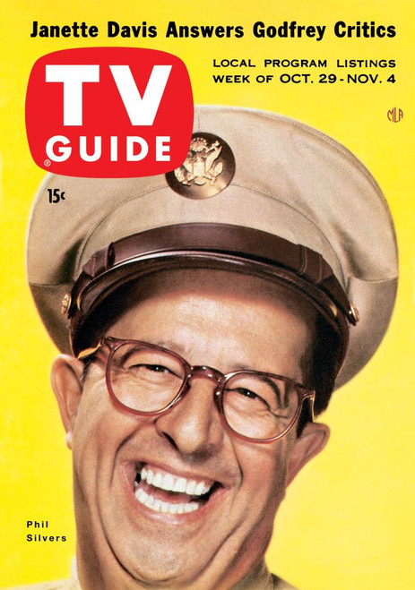 The Phil Silvers Show, Phil Silvers, Tv Guide Cover, October 29 - November 4, 1955. Tv Guide/Courtesy Everett Collection Poster Print