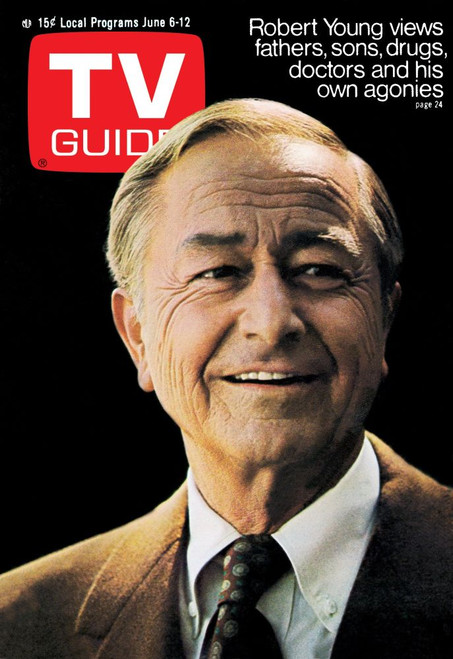 Marcus Welby M.D., Robert Young, Tv Guide Cover, June 6-12, 1970. Ph: Gene Trindl. Tv Guide/Courtesy Everett Collection Poster Print