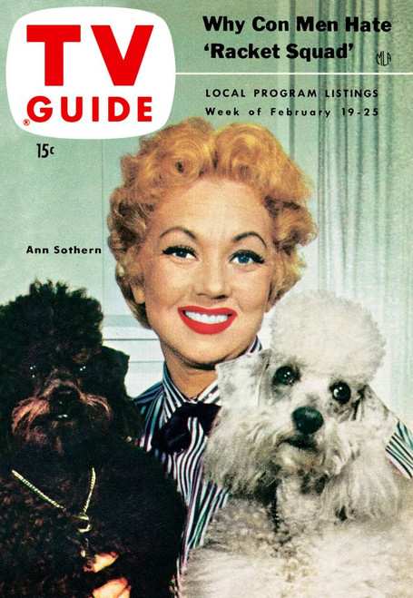 Private Secretary, Ann Sothern, Tv Guide Cover, February 19-25, 1954. Tv Guide/Courtesy Everett Collection Poster Print