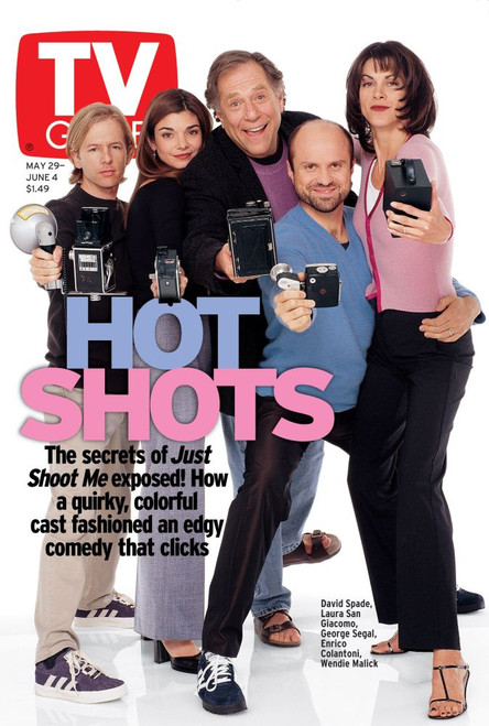 Just Shoot Me, David Spade, Laura San Giacomo, George Segal, Enrico Colantoni, Wendie Malick, Tv Guide Cover, May 29 June 4, 1999. Tv Guide/Courtesy Everett Collection Poster Print