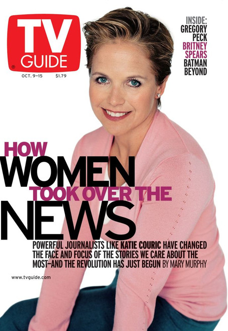 Today, Katie Couric, Tv Guide Cover, October 9-15, 1999. Tv Guide/Courtesy Everett Collection Poster Print