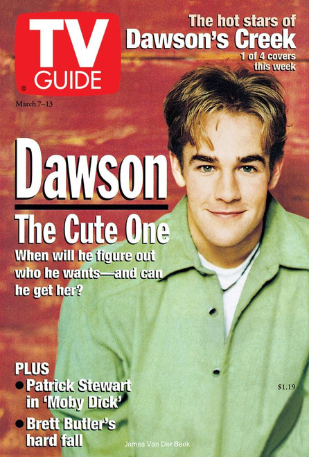 Dawson'S Creek, James Van Der Beek, Tv Guide Cover, March 7-13, 1998. Tv Guide/Courtesy Everett Collection Poster Print