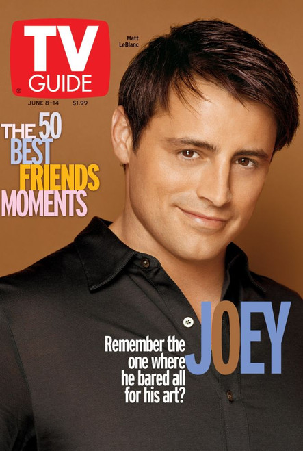 Friends, Matt Leblanc. Tv Guide Cover, 6/8-14/2002. Tv Guide/Courtesy Everett Collection Poster Print