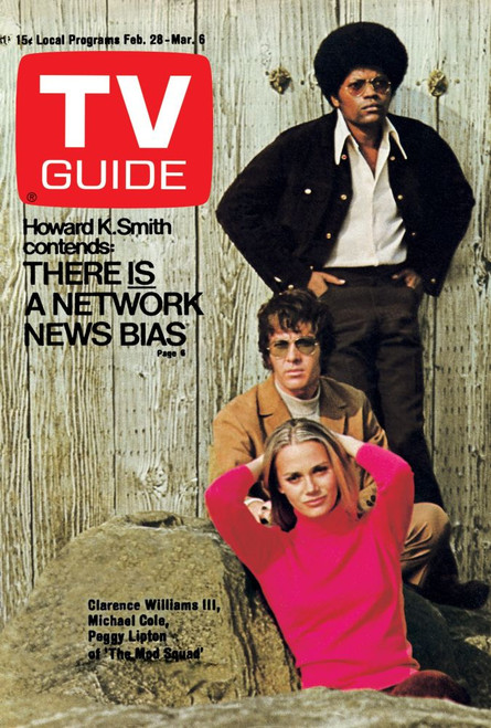 The Mod Squad, From Top: Clarence Williams Iii, Michael Cole, Peggy Lipton, Tv Guide Cover, February 26 - March 6, 1970. Ph: Raphael. Tv Guide/Courtesy Everett Collection Poster Print