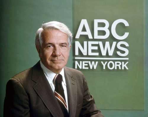 Abc Evening News, Harry Reasoner, 1953-, ÔøΩAbc/Courtesy Everett Collection Poster Print