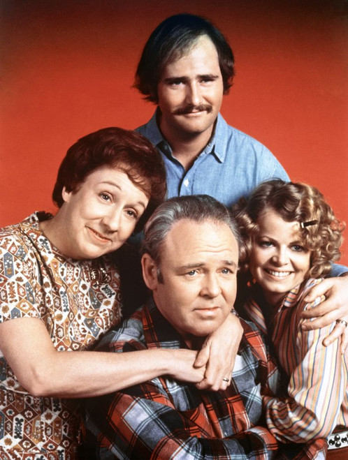 All In The Family,: Rob Reiner, Sally Struthers, Carroll O'Connor, Jean Stapleton, 1971-1979 Poster Print