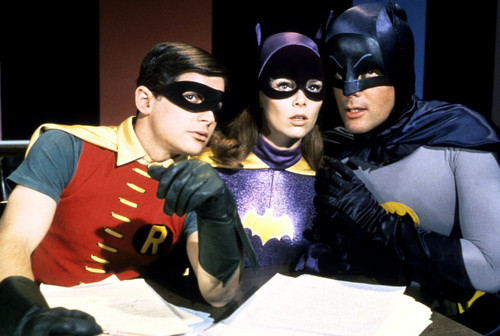 Batman, Burt Ward, Yvonne Craig, Adam West, 1966-68, Tm And Copyright ÔøΩ 20Th Century Fox Film Corp. All Rights Reserved, Courtesy: Everett Collection Poster Print