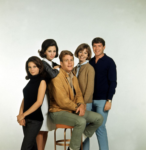 Peyton Place, Lana Wood, Barbara Parkins, Ryan O'Neal, Pat Morrow, Chris Connelly, 1964-1969. Tm And Copyright 20Th Century Fox Film Corp. All Rights Reserved. Poster Print