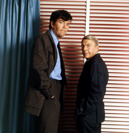 Ellery Queen, From Left: Jim Hutton, David Wayne, 1975-76. Poster Print