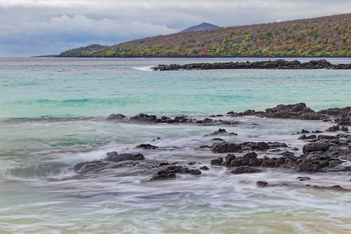 Small waves on lava rocks along shoreline of Floreana Island-Galapagos Islands-Ecuador Poster Print - Adam Jones # VARPDXSA07AJE0153