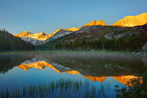 Alpine tarn-Tuolumne Meadows sunrise-Yosemite National Park-California Poster Print - Adam Jones # VARPDXUS05AJE0750
